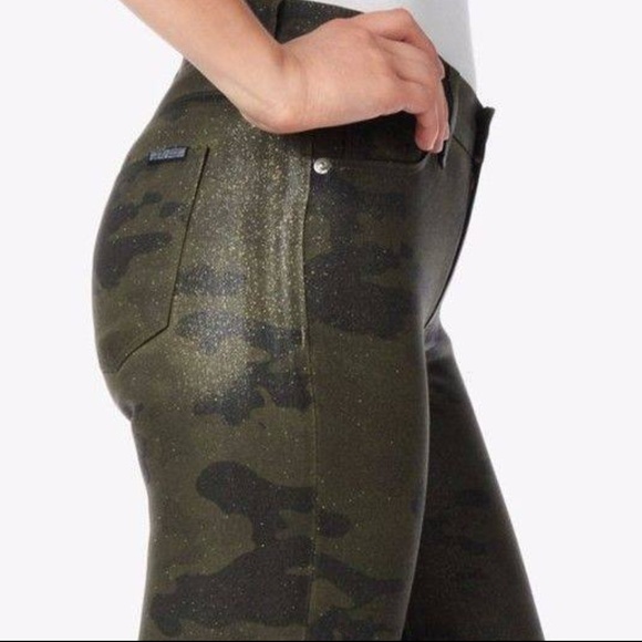 Women's HUDSON sz 24 Nico Super Skinny Camo Jeans - Picture 4 of 8